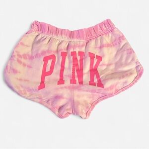 PINK Victoria's Secret Pastel Tie-Dye Shorts
